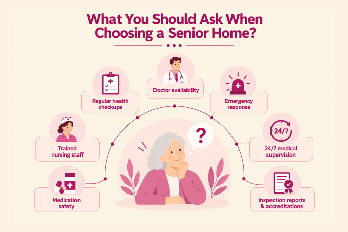thngs to ask when choosing senior home